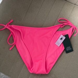 Wild Fable Pink Bikini Bottom Adjustable Side Ties